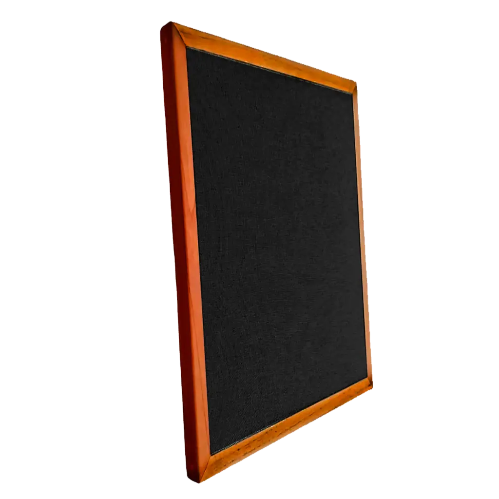 [P703] Panel Acustico T1 Premium (Marco Expuesto)  (134x86 cm, Negro)