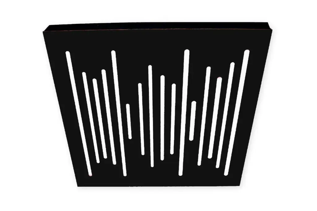 [DL19] Panel Difusor Acústico con Lana de Roca (Inwaves, 84x59cm, Negro)