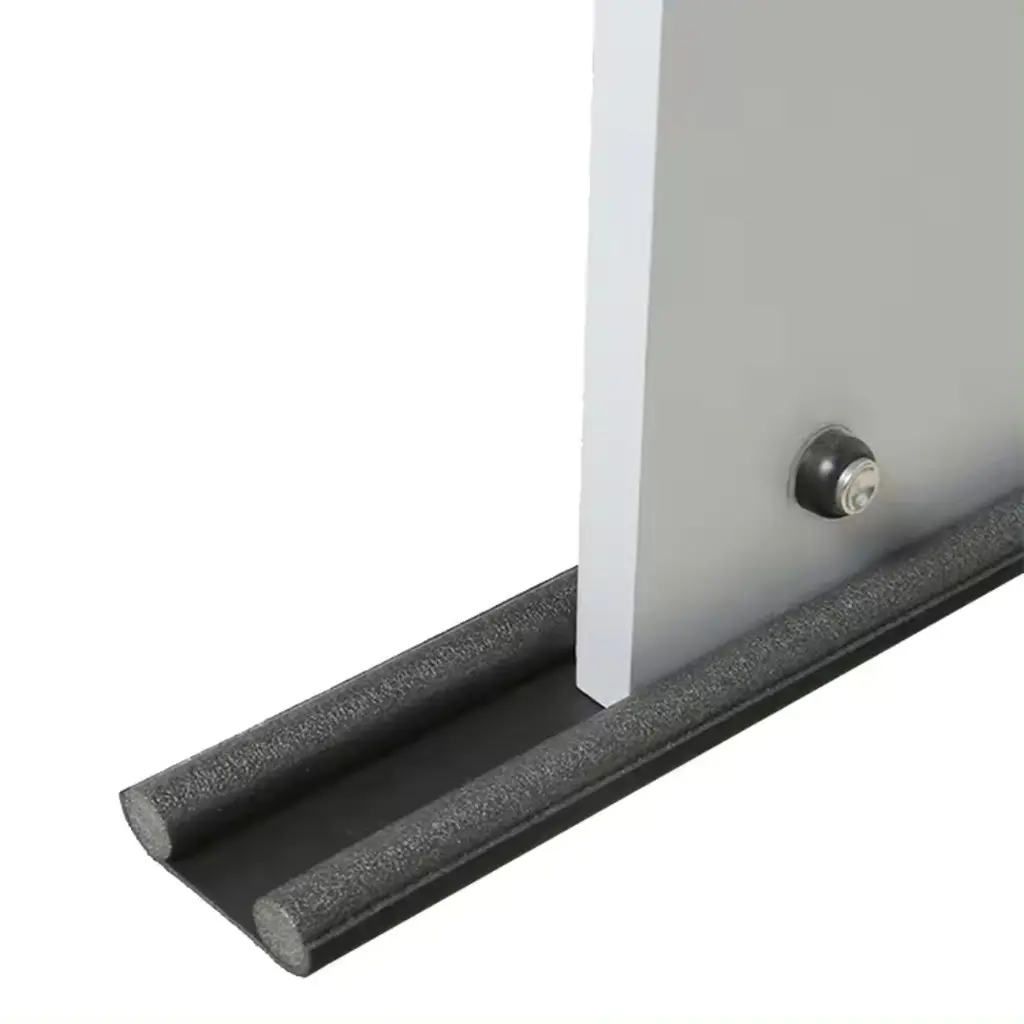 [EABEEN] Burlete De Espuma Estándar Para Puerta (Negro)