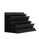 Trampa De Bajo Espuma Negra 24x12x12Cm 