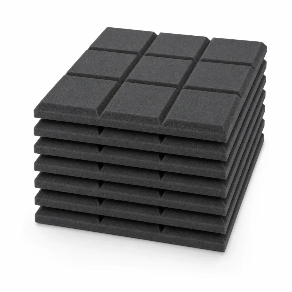 [padkit01] Espuma Acústica Tipo Chocolatina Ref. PAD (Kit) (x8, 50x50 cm)